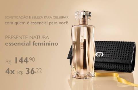 Promoção exclusiva Natura Essencial Feminino do Rede Natura Espaço Carolina do Valle de 27/01 até 02/02!